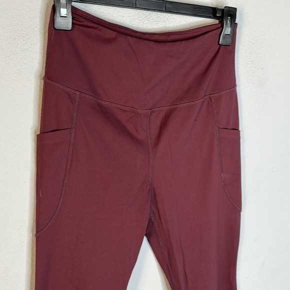 By together maroon leggings L - Picture 2 of 6